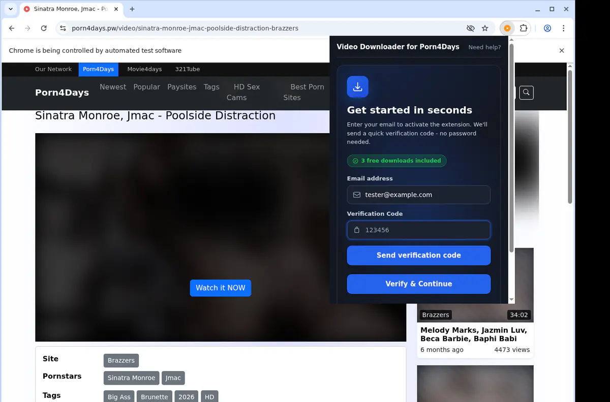 Porn 4 Days Video Downloader screenshot 4